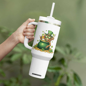 Funny Highland Cow St Patricks Day Tumbler With Handle Farm Lover Gift TS12 Print Your Wear