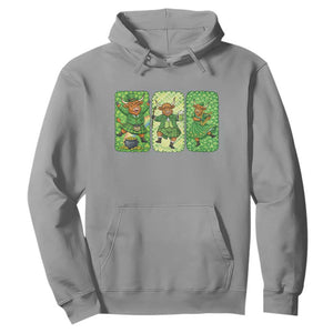 Vintage Highland Cow St Patricks Day Hoodie Farm Lover Gift TS12 Sport Gray Print Your Wear