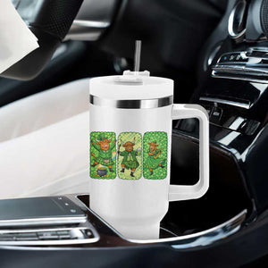 Vintage Highland Cow St Patricks Day Tumbler With Handle Farm Lover Gift TS12 Print Your Wear