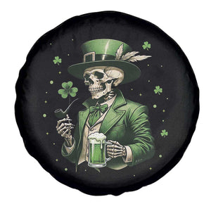 Skeleton St Patricks Day Drinking Spare Tire Cover Irish Party Gift TS12 Print Your Wear