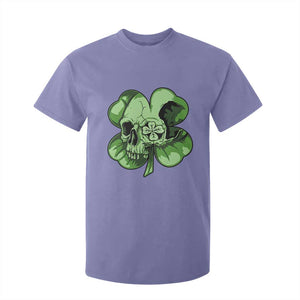 St Patricks Day Lucky Shamrock Skull Gift T Shirt For Kid TS12 Violet Print Your Wear