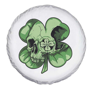 St Patricks Day Lucky Shamrock Skull Gift Spare Tire Cover TS12 Print Your Wear