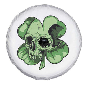St Patricks Day Lucky Shamrock Skull Gift Spare Tire Cover TS12 Print Your Wear
