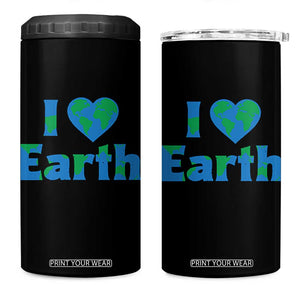 Earth Day Environmental Activism 4 in 1 Can Cooler Tumbler I Love Earth TS12 One Size: 16 oz Black Print Your Wear