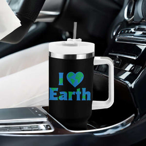 Earth Day Environmental Activism Tumbler With Handle I Love Earth TS12 Print Your Wear