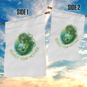 Respect Your Mother Garden Flag Earth Mother Hugging Planet TS12 Print Your Wear