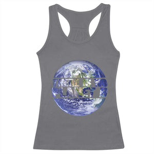 There Is No Planet B Racerback Tank Top Earth Day Environmental Awareness Gift TS12 Charcoal Print Your Wear