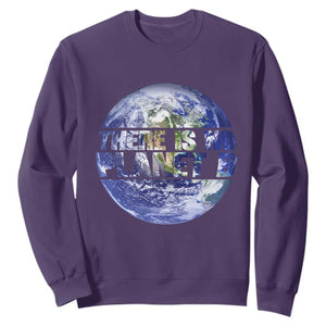 There Is No Planet B Sweatshirt Earth Day Environmental Awareness Gift TS12 Purple Print Your Wear