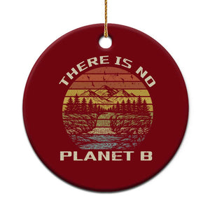 Nature Lover Shirt, Earth Day Gift, Save the Planet Shirt, Nature T-Shirt, Nature Lover Gift, Outdoor Environment Shirts, No Planet B Shirt Ceramic Ornament TS12 1pc Red Print Your Wear