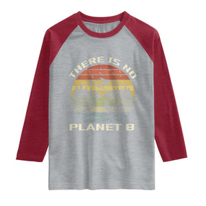Nature Lover Shirt, Earth Day Gift, Save the Planet Shirt, Nature T-Shirt, Nature Lover Gift, Outdoor Environment Shirts, No Planet B Shirt Raglan Shirt TS12 Heather Gray Heather Red Print Your Wear
