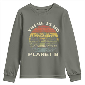 Nature Lover Shirt, Earth Day Gift, Save the Planet Shirt, Nature T-Shirt, Nature Lover Gift, Outdoor Environment Shirts, No Planet B Shirt Youth Sweatshirt TS12 Military Green Print Your Wear