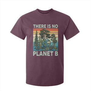 Vintage There Is No Planet B Earth Day Gift T Shirt For Kid TS12 Maroon Print Your Wear