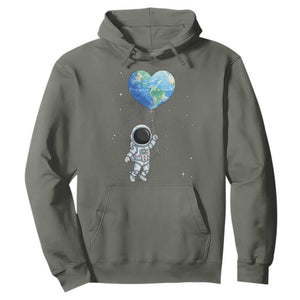 Astronaut Protect The Planet Hoodie Earth Day Gift TS12 Military Green Print Your Wear