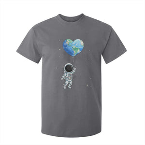 Astronaut Protect The Planet T Shirt For Kid Earth Day Gift TS12 Charcoal Print Your Wear