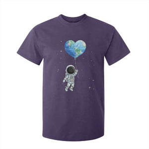 Astronaut Protect The Planet T Shirt For Kid Earth Day Gift TS12 Purple Print Your Wear
