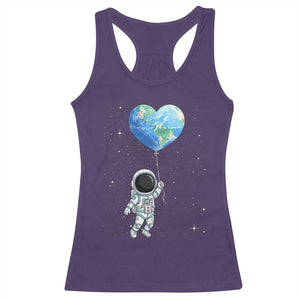Astronaut Protect The Planet Racerback Tank Top Earth Day Gift TS12 Purple Print Your Wear