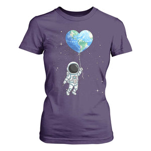 Astronaut Protect The Planet T Shirt For Women Earth Day Gift TS12 Purple Print Your Wear