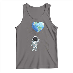 Astronaut Protect The Planet Tank Top Earth Day Gift TS12 Deep Heather Print Your Wear