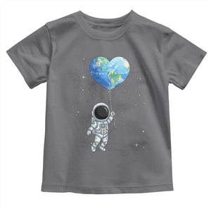 Astronaut Protect The Planet Toddler T Shirt Earth Day Gift TS12 Charcoal Print Your Wear