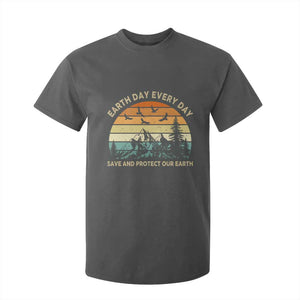 Earth Day Everyday T Shirt For Kid Save And Protect Our Earth TS12 Dark Heather Print Your Wear