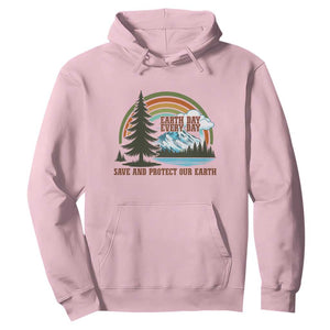 Earth Day Everyday Hoodie Save The Planet Nature Lover Gift TS12 Light Pink Print Your Wear