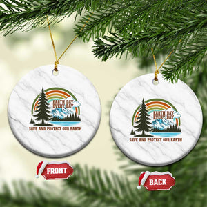 Earth Day Everyday Ceramic Ornament Save The Planet Nature Lover Gift TS12 1pc White Marble Print Your Wear