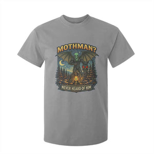 Funny Mothman Cryptid Believer T Shirt For Kid Never Heard Of Him TS12 Sport Gray Print Your Wear