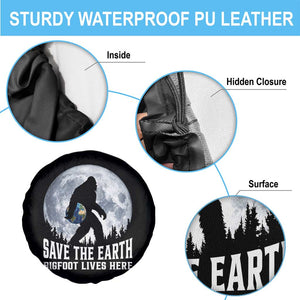 Save Our Planet Nature Lover Spare Tire Cover Bigfoot Lives Here TS12 Print Your Wear