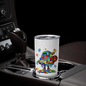 Autism Acceptance Baseball Tumbler Cup Colorful Drip Graphic Neurodiversity Support TS12 Print Your Wear
