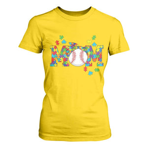 Autism Acceptance Baseball Mom T Shirt For Women Proud Mom Inclusive Support Graphic TS12 Daisy Print Your Wear