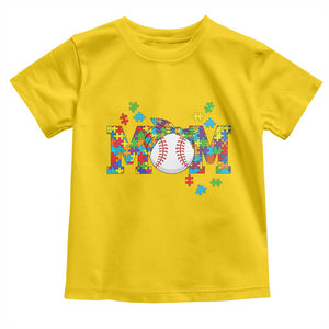 Autism Acceptance Baseball Mom Toddler T Shirt Proud Mom Inclusive Support Graphic TS12 Daisy Print Your Wear