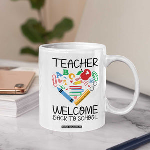 Teacher Welcome Back To School Coffee Mug Cute Classroom Gift TS12 Print Your Wear