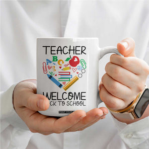 Teacher Welcome Back To School Coffee Mug Cute Classroom Gift TS12 Print Your Wear