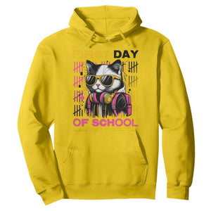Funny Cat First Day Of School Hoodie Back To School Gift For Kids TS12 Daisy Print Your Wear