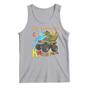 Im Ready To Crush Kindergarten Tank Top Dinosaur Driving Truck Gift TS12 Athletic Heather Print Your Wear