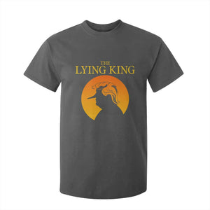 Funny The Lying King Long Nose Silhouette T Shirt For Kid Vintage Political Satire Statement Gift