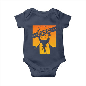 The Lying King Political Satire Baby Onesie Funny Bold Sarcastic Statement Gift