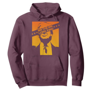 The Lying King Political Satire Hoodie Funny Bold Sarcastic Statement Gift