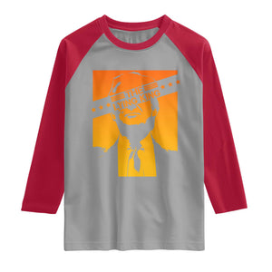 The Lying King Political Satire Raglan Shirt Funny Bold Sarcastic Statement Gift