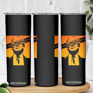 The Lying King Political Satire Skinny Tumbler Funny Bold Sarcastic Statement Gift TS12 Print Your Wear