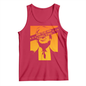 The Lying King Political Satire Tank Top Funny Bold Sarcastic Statement Gift