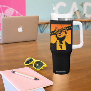 The Lying King Political Satire Tumbler With Handle Funny Bold Sarcastic Statement Gift TS12 Print Your Wear