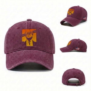 The Lying King Political Satire Washed Cotton Baseball Cap Funny Bold Sarcastic Statement Gift