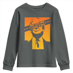 The Lying King Political Satire Youth Sweatshirt Funny Bold Sarcastic Statement Gift