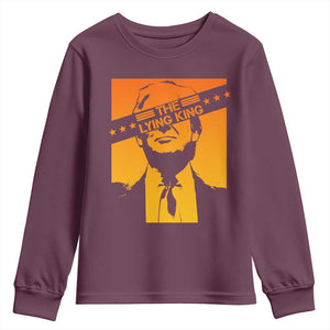 The Lying King Political Satire Youth Sweatshirt Funny Bold Sarcastic Statement Gift