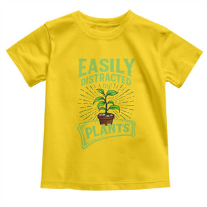 Easily Distracted By Plants Toddler T Shirt Funny Gardening Lover Gift TS12 Daisy Print Your Wear