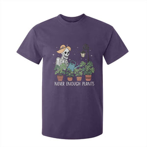 Skeleton Monstera Lover T Shirt For Kid Never Enough Plants TS12 Purple Print Your Wear