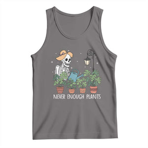 Skeleton Monstera Lover Tank Top Never Enough Plants TS12 Deep Heather Print Your Wear