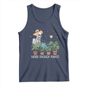 Skeleton Monstera Lover Tank Top Never Enough Plants TS12 Navy Print Your Wear