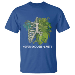 Monstera Plant Body Skeleton T Shirt Never Enough Plants TS12 Royal Blue Print Your Wear